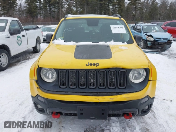 2015 Jeep Renegade Trailhawk with VIN ZACCJBCT9FPB95949, listed as a IAAI auction lot 41558291 with 60,682 mi miles and . Bid and sale history available at DreamBid. Image 12.