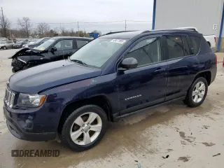 2016 Jeep Compass Sport with VIN 1C4NJDBB2GD671035, listed as a Copart auction lot 49077905 with 128,954 mi miles and Salvage title. Bid and sale history available at DreamBid. Image 1.