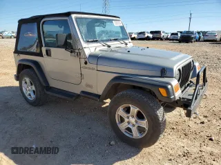 2001 Jeep Wrangler SE with VIN 1J4FA29P11P334902, listed as a Copart auction lot 83883654 with 157,827 mi miles and Salvage Title. Bid and sale history available at carsss.com. Image 4.