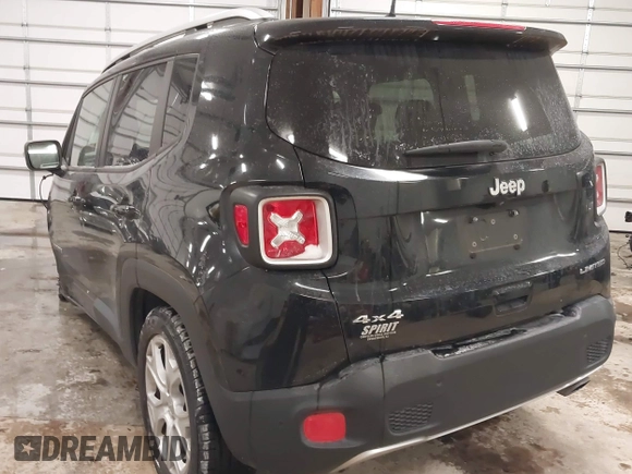 2018 Jeep Renegade Limited with VIN ZACCJBDB6JPJ09749, listed as a IAAI auction lot 41382696 with 25,644 mi miles and . Bid and sale history available at DreamBid. Image 3.