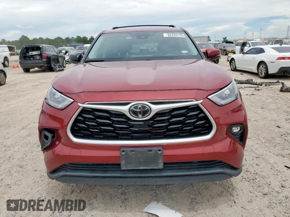 2020 Toyota Highlander LE with VIN 5TDBZRBH5LS515485, listed as a Copart auction lot 62426155 with 100,089 mi miles and Salvage title. Bid and sale history available at DreamBid. Image 5.