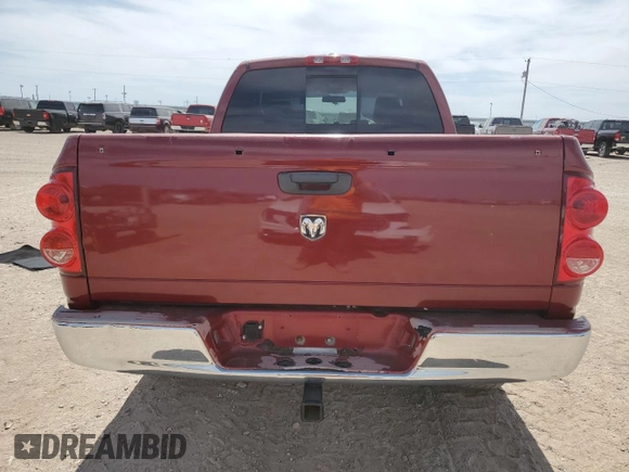 2008 Dodge 1500 SLT with VIN 1D7HA18268J171875, listed as a Copart auction lot 51164035 with 259,676 mi miles and Salvage title. Bid and sale history available at DreamBid. Image 6.