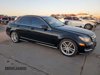 2013 Mercedes-Benz C with VIN WDDGF4HB2DR274561, listed as a Copart auction lot 49276645 with 229,742 mi miles and Clean Title. Bid and sale history available at carsss.com. Image 4.