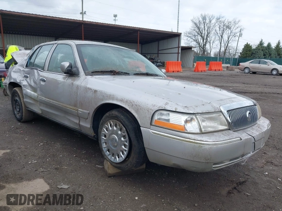 2004 Mercury Grand Marquis GS with VIN 2MEFM74W84X634345, listed as a IAAI auction lot 41920110 with 97,749 mi miles and . Bid and sale history available at DreamBid. Image 1.
