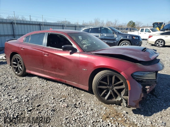 2019 Dodge Charger R/T with VIN 2C3CDXCT1KH726467, listed as a Copart auction lot 41700945 with 126,058 mi miles and Salvage Title. Bid and sale history available at carsss.com. Image 4.