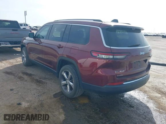 2021 Jeep Grand Cherokee Limited with VIN 1C4RJKBGXM8119742, listed as a IAAI auction lot 41839316 with 86,491 mi miles and . Bid and sale history available at DreamBid. Image 3.