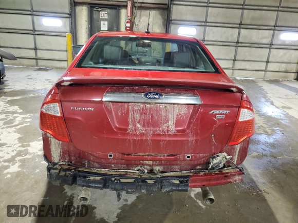 2011 Ford Fusion SPORT with VIN 3FAHP0DC0BR196209, listed as a Copart auction lot 87198024 with 236,515 mi miles and Salvage Title. Bid and sale history available at carsss.com. Image 6.
