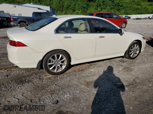 2006 Acura TSX with VIN JH4CL96816C011875, listed as a Copart auction lot 63194305 with 130,152 mi miles and Salvage title. Bid and sale history available at DreamBid. Image 3.