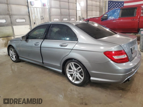 2013 Mercedes-Benz C 250 Sport with VIN WDDGF4HBXDA853389, listed as a Copart auction lot 44397534 with 102,521 mi miles and Clean title. Bid and sale history available at DreamBid. Image 2.