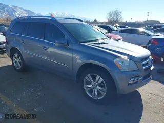 2011 Mercedes-Benz GL-Class GL 350 BlueTEC with VIN 4JGBF2FEXBA761407, listed as a IAAI auction lot 41286444 with 164,051 mi miles. Bid and sale history available at carsss.com. Image 1.