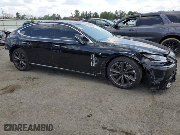 2018 Lexus LS 500 z VIN JTHC51FF2J5004506, wystawiony jako Copart lot #58495633 z przebiegiem Nie podano mil oraz . Historia ofert i sprzedaży dostępna na DreamBid. Obrazek 4.