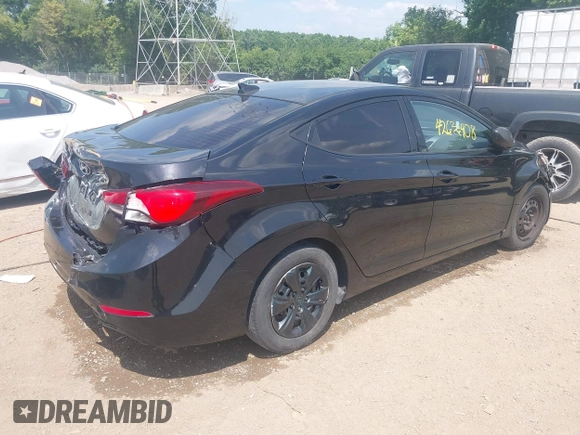 2016 Hyundai Elantra SE with VIN 5NPDH4AE6GH786962, listed as a IAAI auction lot 42636908 with 158,840 mi miles and . Bid and sale history available at DreamBid. Image 4.
