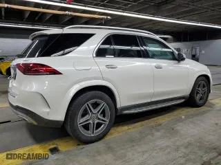 2020 Mercedes-Benz GLE with VIN 4JGFB4KB2LA136571, listed as a Copart auction lot 47412025 with 76,641 mi miles and Salvage Title. Bid and sale history available at carsss.com. Image 3.