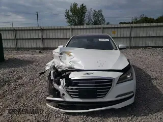 2017 Genesis G80 3.8L with VIN KMHGN4JE8HU172472, listed as a Copart auction lot 70010094 with 104,234 mi miles and Salvage Title. Bid and sale history available at carsss.com. Image 10.