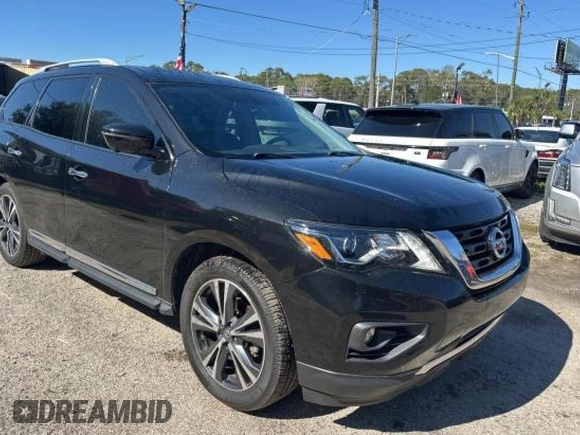 2020 Nissan Pathfinder Platinum with VIN 5N1DR2DM2LC586652, listed as a Copart auction lot 45931825 with 109,954 mi miles and Clean Title. Bid and sale history available at carsss.com. Image 1.