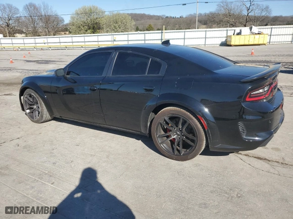 2020 Dodge Charger Scat Pack with VIN 2C3CDXGJ9LH164750, listed as a Copart auction lot 49712175 with 42,400 mi miles and Salvage Title. Bid and sale history available at carsss.com. Image 2.