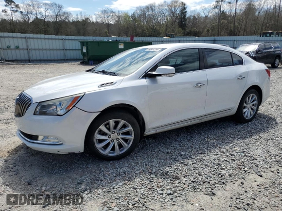 2015 Buick LaCrosse Leather with VIN 1G4GB5G3XFF211522, listed as a Copart auction lot 49043255 with 156,509 mi miles and Salvage Title. Bid and sale history available at DreamBid. Image 1.