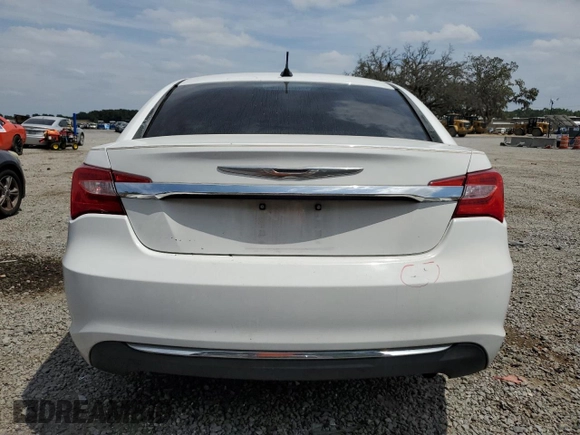 2014 Chrysler 200 LX with VIN 1C3CCBAB6EN206096, listed as a Copart auction lot 53187895 with 196,951 mi miles and Salvage Title. Bid and sale history available at carsss.com. Image 6.