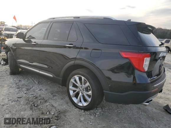 2022 Ford Explorer Platinum with VIN 1FM5K8HC2NGC40030, listed as a Copart auction lot 87721015 with 23,625 mi miles and Salvage Title. Bid and sale history available at carsss.com. Image 2.