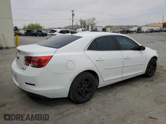 2015 Chevrolet Malibu LS with VIN 1G11B5SLXFU123043, listed as a Copart auction lot 52637855 with 151,417 mi miles and Salvage Title. Bid and sale history available at DreamBid. Image 3.