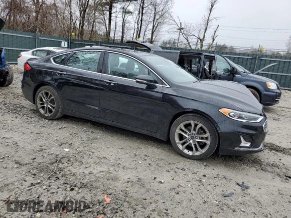2020 Ford Fusion Titanium with VIN 3FA6P0RU5LR141328, listed as a Copart auction lot 55718165 with 94,536 mi miles and Non repairable. Bid and sale history available at DreamBid. Image 4.