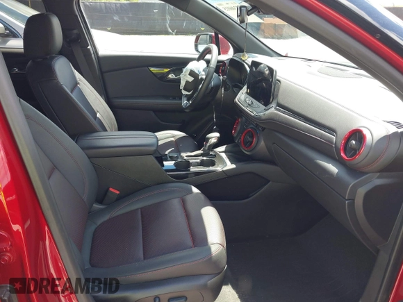 2023 Chevrolet Blazer RS with VIN 3GNKBERS9PS184482, listed as a IAAI auction lot 42246015 with 17,553 mi miles and . Bid and sale history available at DreamBid. Image 5.
