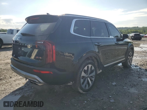 2021 Kia Telluride S with VIN 5XYP6DHC5MG108911, listed as a Copart auction lot 56204825 with 62,699 mi miles and Salvage title. Bid and sale history available at DreamBid. Image 3.