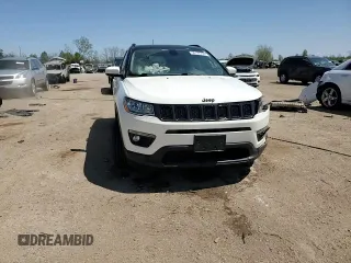2019 Jeep Compass Latitude with VIN 3C4NJDBB6KT828486, listed as a Copart auction lot 56137755 with 47,119 mi miles and Salvage title. Bid and sale history available at DreamBid. Image 13.