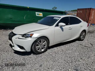 2015 Lexus IS 250 with VIN JTHBF1D20F5050254, listed as a Copart auction lot 52411465 with 158,623 mi miles and Salvage Title. Bid and sale history available at carsss.com. Image 1.