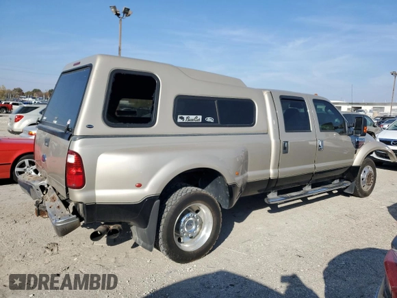 2008 Ford Super Duty F-450 DRW XL with VIN 1FTXW42R28EA52857, listed as a Copart auction lot 78254134 with 122,038 mi miles and Salvage Title. Bid and sale history available at carsss.com. Image 3.