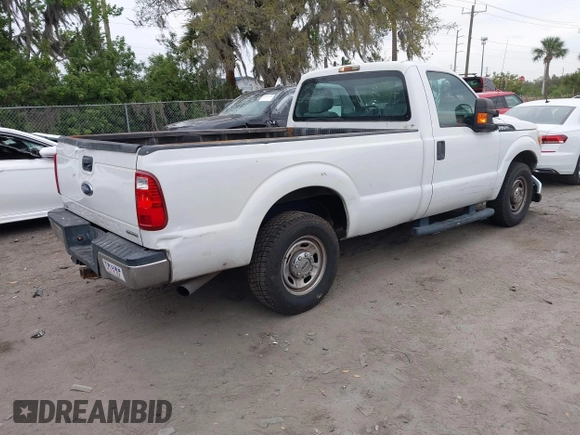 2016 Ford Super Duty F-250 SRW XL with VIN 1FTBF2A68GEB66947, listed as a IAAI auction lot 41618172 with 136,009 mi miles. Bid and sale history available at carsss.com. Image 4.