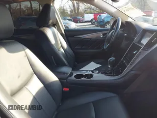 2017 Infiniti Q50 2.0t Premium with VIN JN1CV7AR7HM681933, listed as a IAAI auction lot 41514675 with 102,310 mi miles. Bid and sale history available at carsss.com. Image 5.