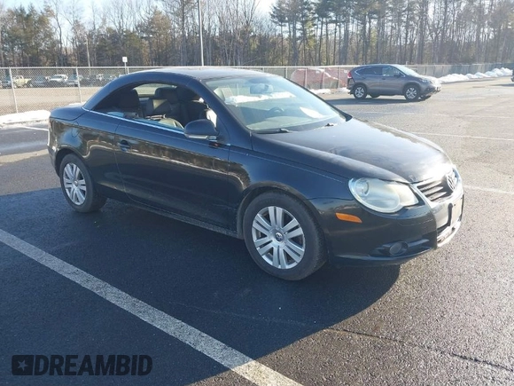 2007 Volkswagen Eos 2.0T with VIN WVWBA71F27V042278, listed as a IAAI auction lot 41768299 with 208,346 mi miles and . Bid and sale history available at DreamBid. Image 1.