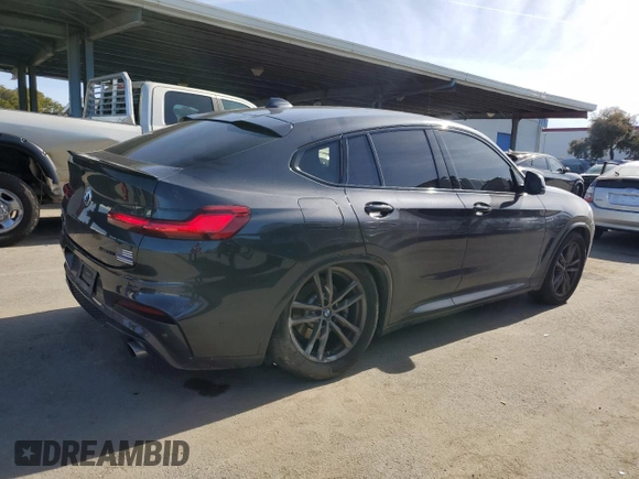 2020 BMW X4 xDrive30i with VIN 5UX2V1C04L9C32419, listed as a Copart auction lot 46427975 with 58,623 mi miles and Salvage Title. Bid and sale history available at carsss.com. Image 3.