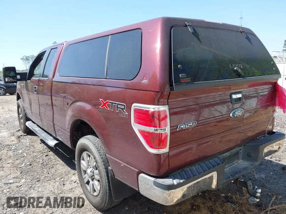 2010 Ford F-150 XL with VIN 1FTFX1EV6AFC58618, listed as a IAAI auction lot 42029696 with 128,258 mi miles. Bid and sale history available at carsss.com. Image 3.