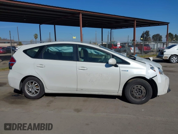 2017 Toyota Prius v Two with VIN JTDZN3EU4HJ067583, listed as a IAAI auction lot 41393495 with 316,410 mi miles. Bid and sale history available at carsss.com. Image 13.