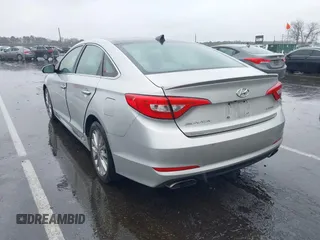 2015 Hyundai Sonata 2.4L Sport with VIN 5NPE34AF1FH124944, listed as a IAAI auction lot 42023381 with 169,376 mi miles. Bid and sale history available at carsss.com. Image 3.