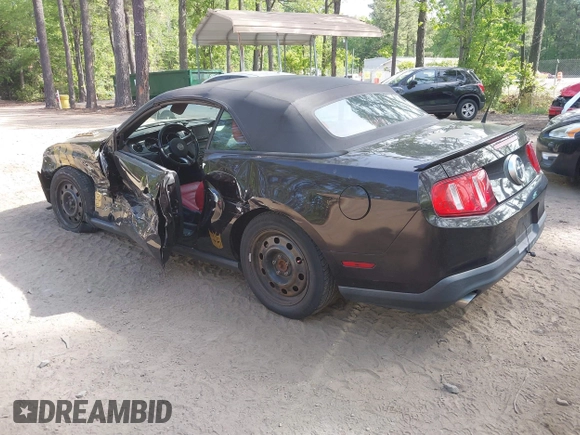 2012 Ford Mustang V6 with VIN 1ZVBP8EM4C5203282, listed as a IAAI auction lot 42133833 with 87,244 mi miles and . Bid and sale history available at DreamBid. Image 3.