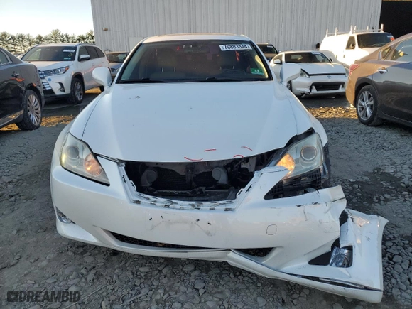2008 Lexus IS 250 with VIN JTHCK262785019671, listed as a Copart auction lot 79803344 with 173,490 mi miles and Salvage Title. Bid and sale history available at carsss.com. Image 5.