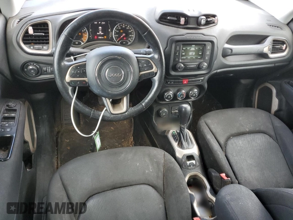 2015 Jeep Renegade Latitude z VIN ZACCJBBT9FPC14808, wystawiony jako Copart lot #55601015 z przebiegiem 176 621 mil mil oraz Szkoda całkowita • Salvage title. Historia ofert i sprzedaży dostępna na DreamBid. Obrazek 8.
