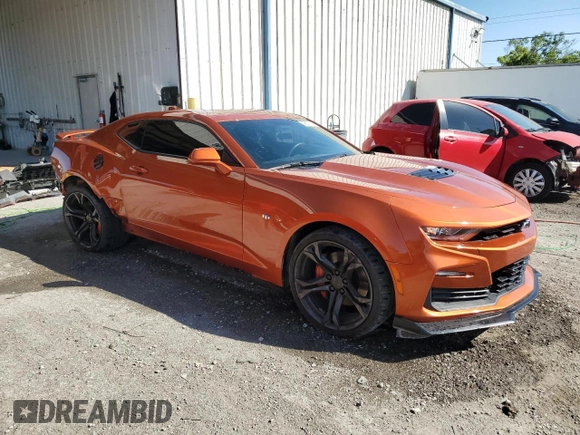 2022 Chevrolet Camaro LT1 with VIN 1G1FF1R75N0103798, listed as a Copart auction lot 46607695 with 41,926 mi miles and Salvage Title. Bid and sale history available at carsss.com. Image 4.