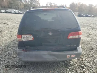 2002 Toyota Sienna LE with VIN 4T3ZF13C32U499019, listed as a Copart auction lot 78539864 with 191,055 mi miles and Salvage Title. Bid and sale history available at carsss.com. Image 6.