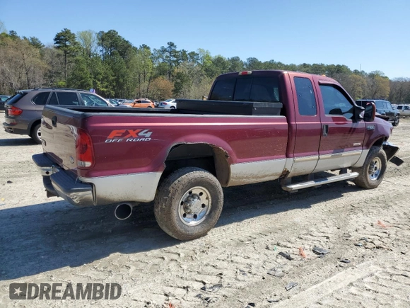 2004 Ford F-250 XL with VIN 1FTNX21P54EC66020, listed as a Copart auction lot 52016515 with 337,412 mi miles and Salvage title. Bid and sale history available at DreamBid. Image 3.