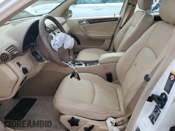 2002 Mercedes-Benz C 230/260/280/320 with VIN WDBRF61J12F284723, listed as a Copart auction lot 45220365 with 51,056 mi miles and Salvage Title. Bid and sale history available at DreamBid. Image 7.