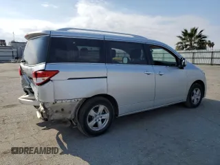 2017 Nissan Quest SV with VIN JN8AE2KP4H9167582, listed as a Copart auction lot 45763295 with 125,020 mi miles and Salvage Title. Bid and sale history available at carsss.com. Image 3.