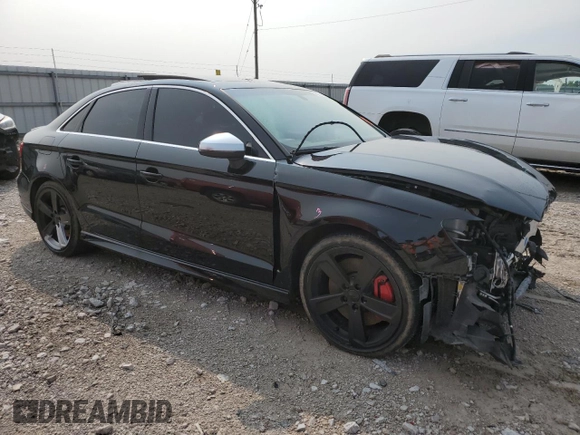 2018 Audi S3 Premium Plus with VIN WAUB1GFF9J1038118, listed as a Copart auction lot 52613143 with 45,825 mi miles. Bid and sale history available at carsss.com. Image 4.