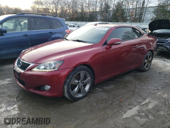 2011 Lexus IS 250 C с VIN JTHFF2C2XB2519645, выставлен на аукционе Copart как лот 45910135 с пробегом 160 182 миль миль и Чистый • Clean title. История ставок и продаж доступна на DreamBid. Изображение 1.