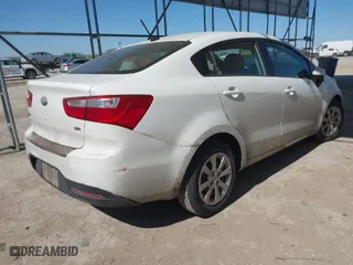 2013 Kia Rio LX with VIN KNADM4A3XD6200311, listed as a IAAI auction lot 41764924 with 136,319 mi miles. Bid and sale history available at carsss.com. Image 4.