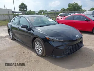 2025 Toyota Camry LE with VIN 4T1DAACK2SU546534, listed as a IAAI auction lot 42202582 with 11,087 mi miles and . Bid and sale history available at DreamBid. Image 1.