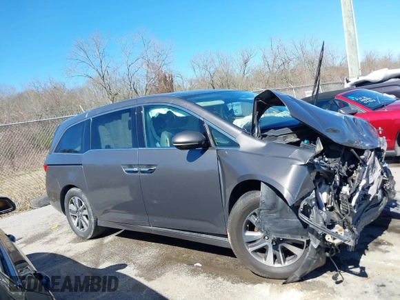 2016 Honda Odyssey Touring Elite with VIN 5FNRL5H97GB010275, listed as a IAAI auction lot 41655328 with Not Provided miles. Bid and sale history available at carsss.com. Image 13.